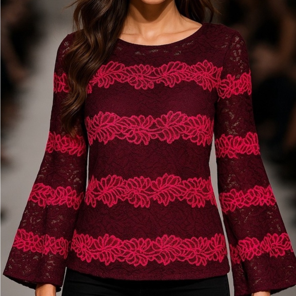 Banana Republic Lace Ombré Blouse